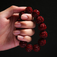 大小金刚菩提子手串文玩手链五瓣六瓣佛珠念珠108颗2.0手把件机刷