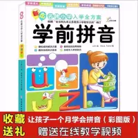 大班学前班一年级拼音书字母卡片教材练习册儿童书籍幼儿园的图书