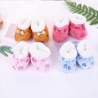 婴儿鞋卡通图案男女宝宝棉鞋保暖鞋学步鞋软底鞋