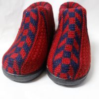 手工毛线棉鞋手工成品棉鞋防滑保暖长毛绒棉鞋居家保暖鞋清仓邮