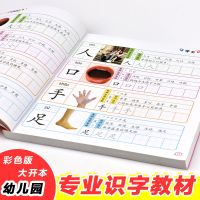 儿童看图识字书教材认字卡片幼小衔接大班学前班幼儿园的早教书籍