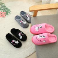 新款冬季棉拖鞋女厚底防滑居家木地板韩版北极棉时尚加厚保暖鞋