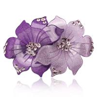 夹头饰韩国弹簧夹顶夹马尾夹卡子饰头花百搭淑女盘头饰品