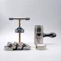 家用不锈钢压面机小型饸饹机手拧打面机莜面窝窝面条机手工做面机