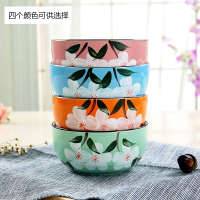 日式[手绘陶瓷家用吃饭碗][礼品]碗筷套装可爱情侣餐具饭碗礼盒装