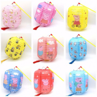 9个装圣诞新年元宵儿童手提灯笼可爱卡通玩具礼品创意灯笼手工