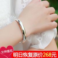 满天星银饰品手镯9女银镯子女款简约韩版学生银饰品手环送女友