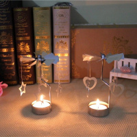 DIY旋转风车烛台创意礼品圣诞节热卖超火少女心走心生日