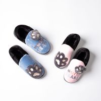 亲子款棉拖鞋跟儿童成人小孩男童女童可爱保暖棉鞋秋冬新款拖鞋