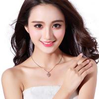 925银项链女士锁骨时尚2018新款坠送女友七夕情人节生日