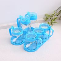 厨房用品玻璃味罐油壶套装 高白加厚钠钙玻璃制品 整洁实用优质