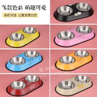 狗狗用品双碗宠物碗猫碗狗碗狗盆猫盆宠物用品自动饮狗盆双碗