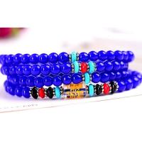 [多款搭配]时尚晶石榴石108颗男女款手链多圈本命年饰品