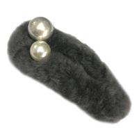 毛毛夹BB夹羊羔绒大号蝴蝶结毛球鸭刘海卡夹子女成人头饰