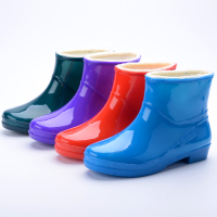 女士雨鞋夏季时尚家居厨房洗车雨靴女防滑防劳工男款胶鞋耐磨冬