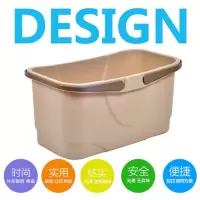 [拖把清洁好伴侣 ]长方形拖把桶通用桶免手洗平板拖把