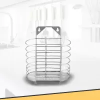 挂式筷子筒筷架餐具置物架沥架筷笼篓餐具接盘厨房用品可挂墙