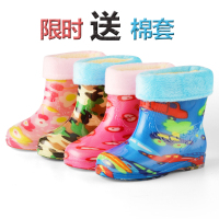 卡通儿童雨鞋中筒男童女童可爱宝宝短筒防滑耐磨幼儿园小孩鞋