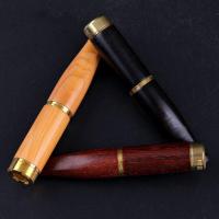 [天然檀木]精品红木酸枝烟嘴实木红豆杉黑檀过滤烟嘴烟杆工艺品