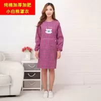 长袖成人围裙批 防防油防污韩国厨房时尚反穿罩衣