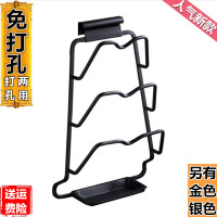 免打孔锅盖架放菜板的架子壁挂式多功能厨房收纳用品大锅盖置物架