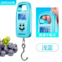 防新款充电型迷你称重电子称50kg电子秤便携式手提称挂钩快递称