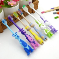 卡诗兰儿童细软毛小麦牙刷4-11岁小麦儿童创意可爱牙刷