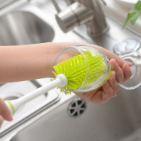 厨房硅胶杯刷清洁刷洗杯子神器洗奶瓶刷杯子长柄杯茶杯刷子去污