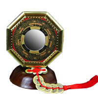 开光合金八卦镜镇宅辟邪凸凹镜招财开运摆件化煞阳镜多种规格