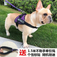 狗绳狗链子反光胸背带狗背心式金毛中大型犬防爆冲牵引绳拉布拉多