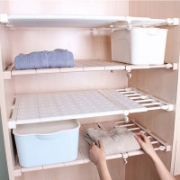 衣柜内收纳分层架隔板宿舍分隔板衣橱柜子隔层隔断免钉伸缩置物架