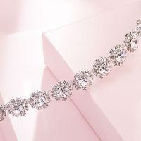 韩版卡抖音同款合金小花朵箍钻饰刘海淑女成人头箍D14