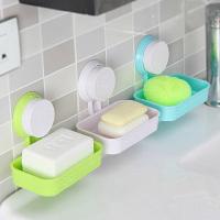 肥皂盒吸盘香皂盒创意卫生间双层大号沥皂盒壁挂免钉浴室肥皂架