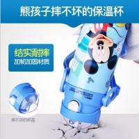 儿童保温杯带吸管小学生壶幼儿园宝宝两用防摔杯迪士尼图案