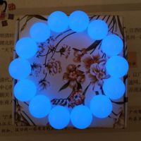 夜光石手链夜明珠萤石天然生日饰品光学生韩版男女本命手串