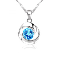 银项链女锁骨链日韩版坠首饰品送女朋友老婆生日