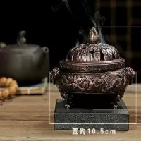 [买香炉就送塔香]复古仿铜香塔香盘香炉香薰炉居室佛具倒流香炉