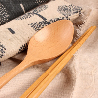 家用筷子日韩便携餐具套装中学生餐具三件套环保布袋收纳旅行筷子