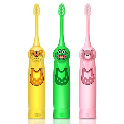 电动牙刷非充电式声波软毛卡通儿童男女便携自动防1-2-3-6-12岁