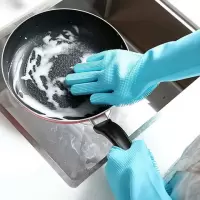 [加厚防冻]抖音硅胶洗碗手套女洗碗神器防洗碗洗锅去污神器