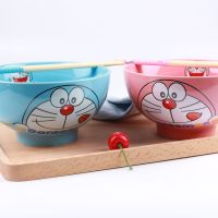 纯白花碗卡通碗金钟碗餐具中日式韩套装骨瓷碗景德镇瓷器餐具