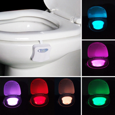 ALIGOGO 马桶灯8色新款马桶感应灯挂式人体厕所感应马桶盖灯