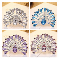 儿童王冠头饰韩版皇冠公主插梳饰演出宝宝钻卡晶女童夹