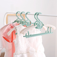 儿童衣架批婴儿宝宝儿小孩家用可伸缩多功能服衣挂晾衣架子