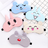 送冰袋送耳塞夏季个性可爱卡通眼罩成人儿童遮光眼罩睡眠眼罩女男