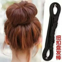 买一送一2]纽扣盘器丸子头懒人饰盘神器扎头饰头饰