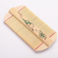 篦子梳虱子梳竹篦子密齿儿童去虱卵去头屑超密齿檀木树脂塑料梳子