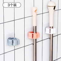免打孔挂拖把架 卫生间拖把挂钩浴室粘钩扫把挂架卡座拖把夹挂钩