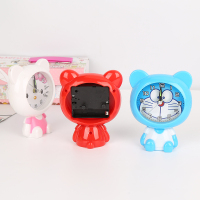 韩国卡通创意静音电子小闹钟可爱懒人学生儿童闹钟卧室床头桌面