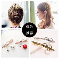 夹 韩国红卡夹子森系个生边夹百搭优雅成人女顶夹头饰